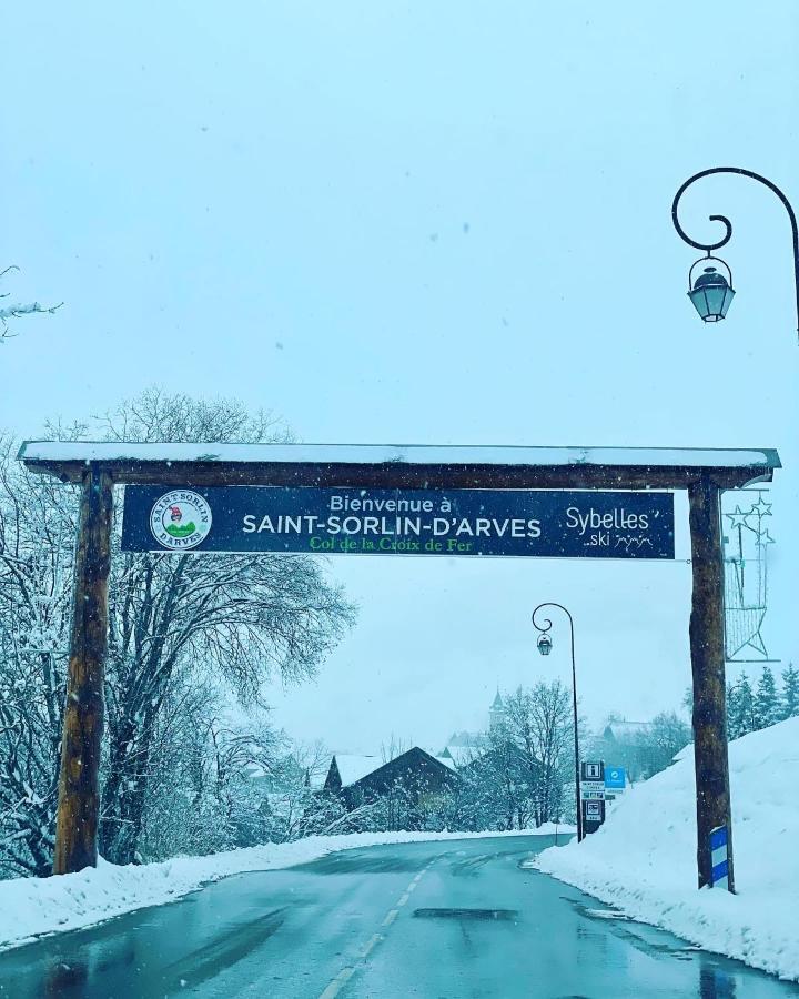 Appartement Plein Sud Cosy 6 Personnes Tres Bien Equipe ,Vue Splendide, Terrasse, Spacieux,Bien Situe, Randonnees,Ski Saint-Sorlin-d'Arves Luaran gambar