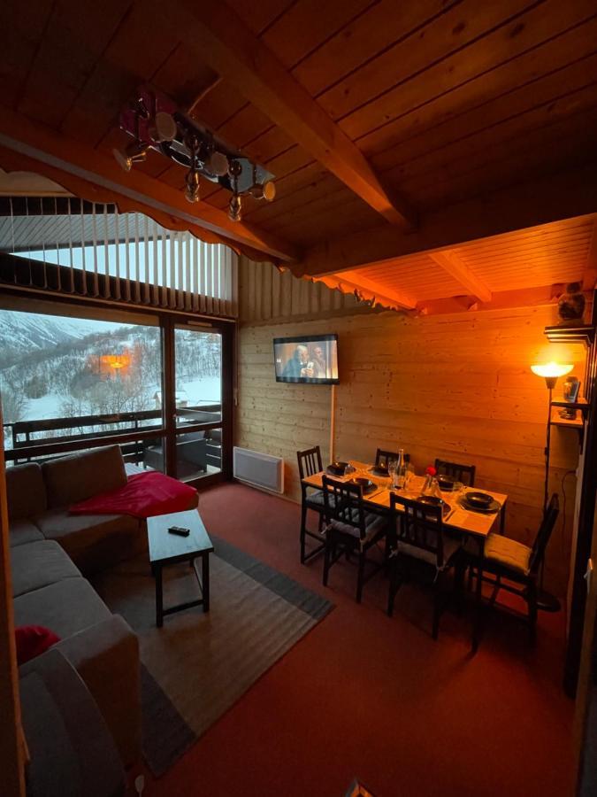 Appartement Plein Sud Cosy 6 Personnes Tres Bien Equipe ,Vue Splendide, Terrasse, Spacieux,Bien Situe, Randonnees,Ski Saint-Sorlin-d'Arves Luaran gambar