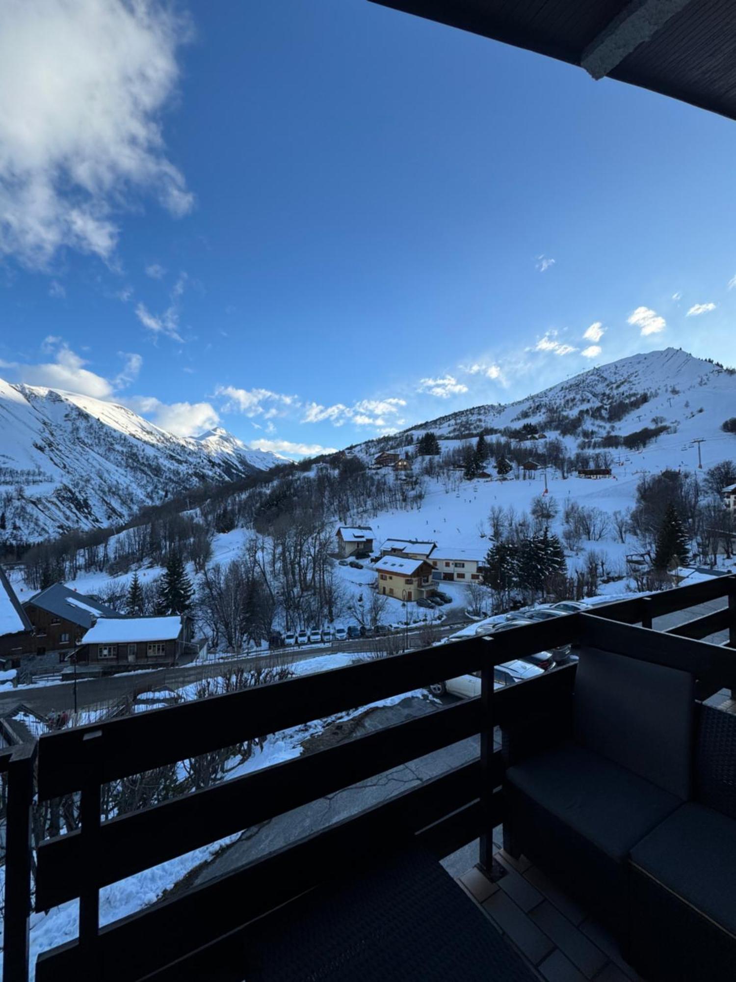 Appartement Plein Sud Cosy 6 Personnes Tres Bien Equipe ,Vue Splendide, Terrasse, Spacieux,Bien Situe, Randonnees,Ski Saint-Sorlin-d'Arves Luaran gambar