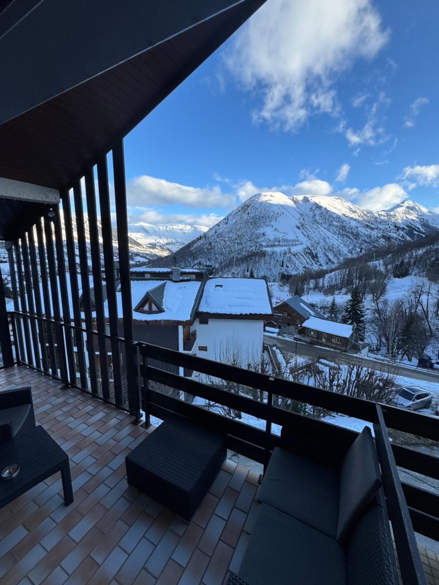 Appartement Plein Sud Cosy 6 Personnes Tres Bien Equipe ,Vue Splendide, Terrasse, Spacieux,Bien Situe, Randonnees,Ski Saint-Sorlin-d'Arves Luaran gambar